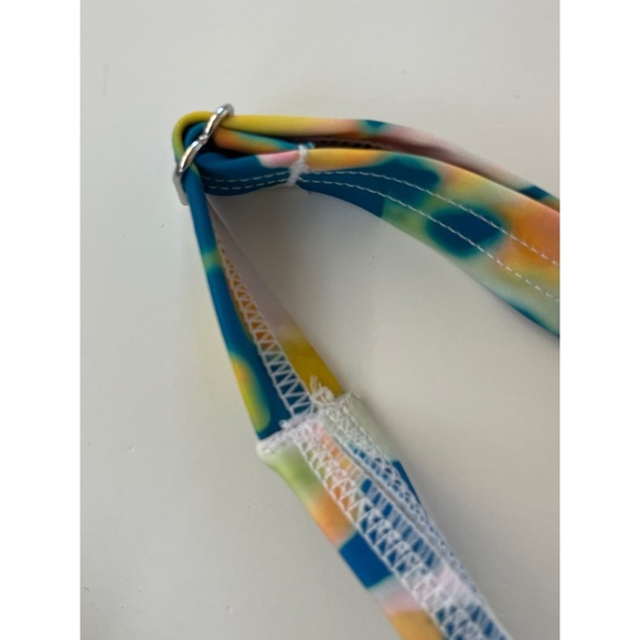 BloomChic Women’s Graphic Print Knotted Front Tiered Tankini Swim Top Size 12 - Picture 10 of 13